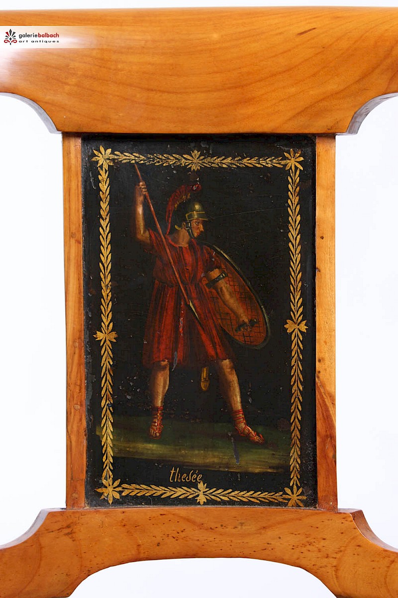 Vier antike Stühle aus Kirschholz, Frankreich um 1800